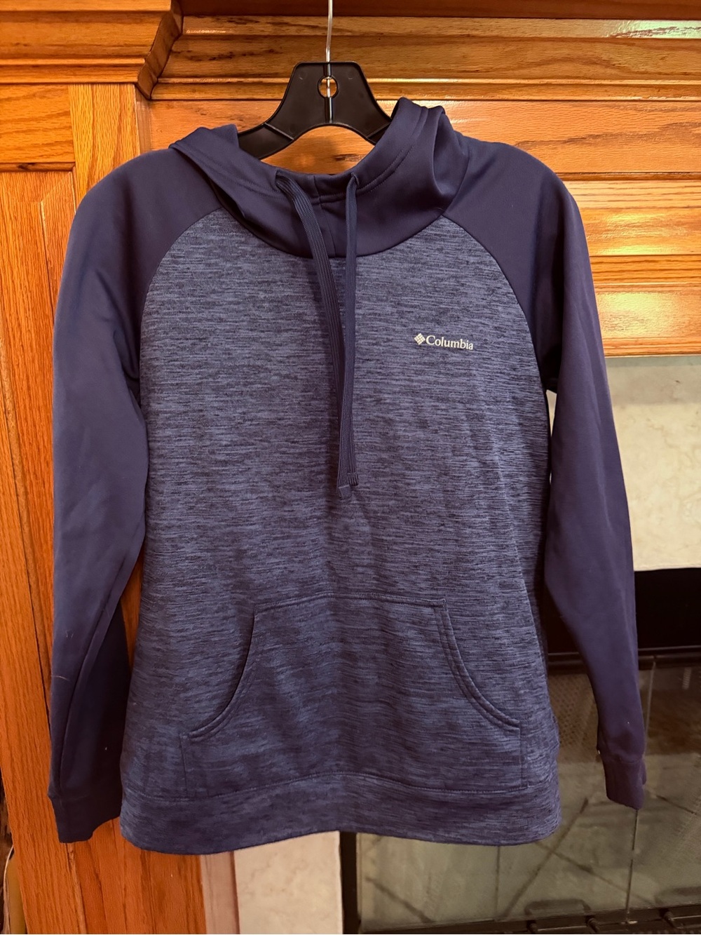 Columbia Men’s Navy Two-Tone Crewneck Hoodie